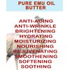 Botanical Beauty PURE EMU OIL BUTTER 100% Natural RAW VIRGIN UNREFINED for FACE, BODY, HANDS, FEET, NAILS, HAIR and LIP CARE 16 Fl. oz. - 480 ml
