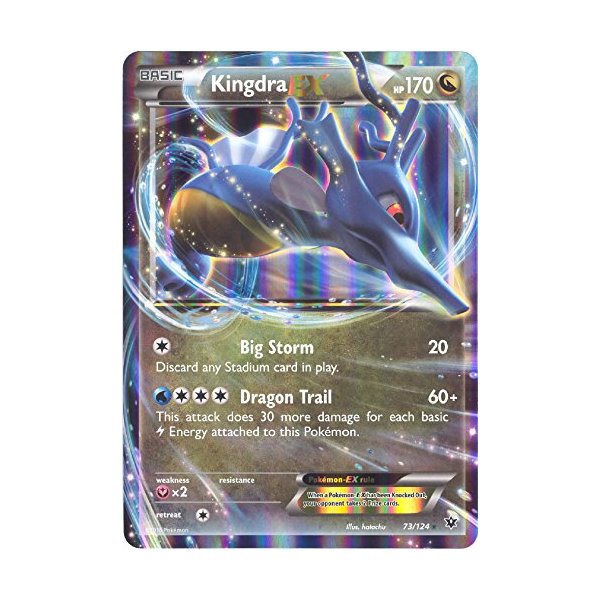 Pokemon KIngdra EX 73/124 Jumbo Fates Collide Promo Pokemon Cards