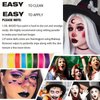 Easilydays Purple Makeup Face Body Paint Washable, Long-lasting, Waterproof Full-Coverage Cream Face & Lip, Body Paint for Adults Children Clown Skeleton Zombie Vampire Halloween Cosplay Makeup, 08#