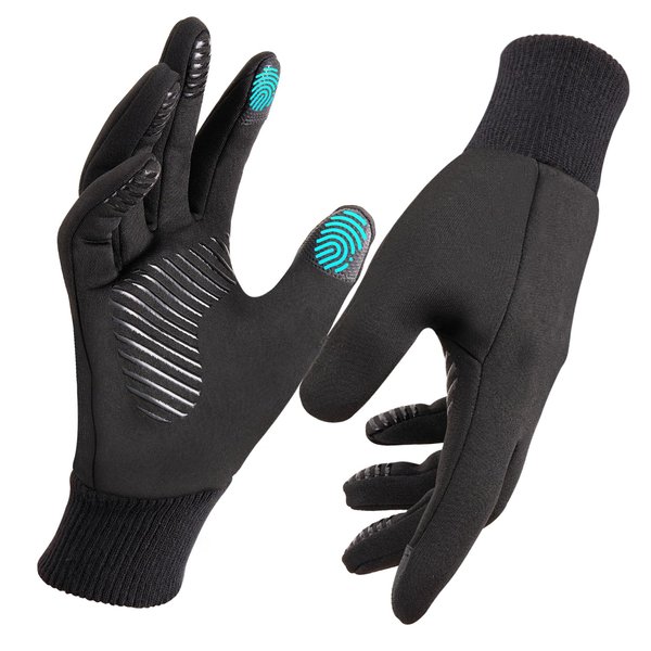 FEWTUR Winter Heated Gloves for Men Women Cold Weather - Thermal Warm Gloves with Touchscreen Finger for Running