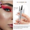 Magic Eyebrow Pencil 4 Tipped Precise Brow Pen Upgraded 3D Waterproof Microblading Eyebrow Pencil Contouring Pen Natural Fine Stroke Microblading Eyebrow Pencil (Dark Brown)