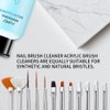 AIJIMEI Acrylic Nail Brush Cleaner Acrylic Brush Cleaner Liquid Acrylic Paint Brush Cleaner Nails Artist Acrylic (Brush Cleaner 58ml/2.1 FL.OZ)