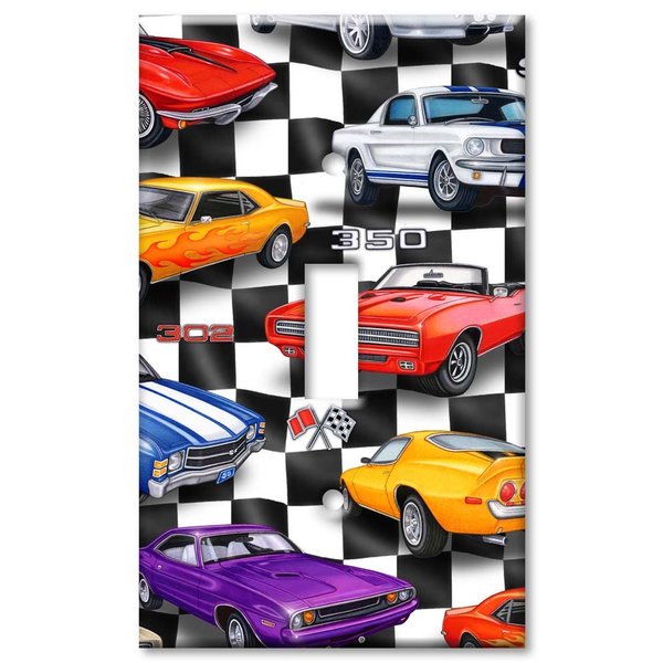 Art Plates - Muscle Cars Switch Plate - Single Toggle