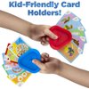Imagination Generation Set of 4 Classic Children's Card Games with 2 Hands-Free Playing Card Holders – Includes Old Maid, Go Fish!, Crazy Eights, & Alphabet Soup Matching Game