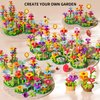 TEMI Toddler Toys Birthday Gifts for 3 4 5 6 7 Year Old Girls Boys, 91 PCS Flower Garden Building Toy STEM Educational Activity Preschool Toys for Kids Age 3-6