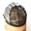 BTWTRY Wig Caps for Children Wig Making with Adjustable Strap Small Size Lace Cap Black Weaving Mesh Lace Wig Cap for DIY Children Wig (1 Pc, 0013)