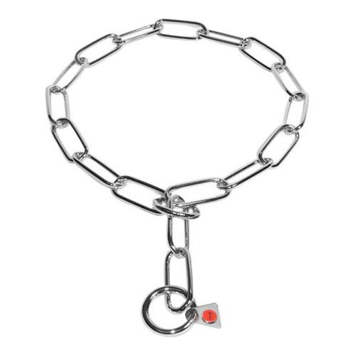 Herm Sprenger Fur Saver Long Links Dog Collar Made of Stainless Steel | Size 25 inches by 4.0 mm