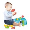 Clementoni- Baby Work Bench - Hammer, Screwdriver, Pliers & 6 Accessories for Hand-Eye Coordination & Manual Skills (10+ Months)