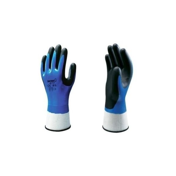 Cold Protection Gloves, Blue/Black, XL, PR
