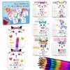Valentine's Day Greeting Cards with Rainbow Pencils for Kids Classroom, 28 Rainbow Pencils with Cute Animal Exchange Cards, Valentine Party Favors for School Valentines Day Gifts