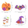Yotako 322 Pcs Halloween Craft Kits for Kids, Halloween Foam Craft Kit Halloween Foam Stickers Set DIY Halloween Party Decorations for Kids Boys Girls