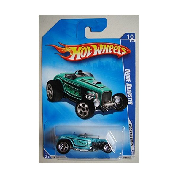 HOT WHEELS 2009 MODIFIED RIDES TEAL DEUCE ROADSTER 166/190