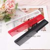 6 Pieces Hair Cutting Comb for Women, Professional Barber Combs Set All Purpose Clipper Comb Hairstylist Hair Comb for Men Stylists Home Salon (Black, White and Red)