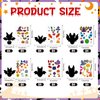 HOWAF Bat Craft Kit Stickers 24 Pack Halloween Crafts Sticker Kits for Kids Make Your Own Bat Ornament, DIY Bat Trick or Treat Projects for Halloween Holiday School Classroom Activities
