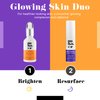 No B.S. (No Bad Stuff) Vitamin C + E Serum & Retinol Night Cream Duo, Face Serum with Hyaluronic Acid, Vitamin E, Night Cream with Retinol & Aloe Vera, Skin Care for Women & Men, Vegan, 1 FL Oz Each