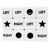 Left Right Center Dice Only 12 Dices Left Right Center Dice Game Prime Dice Only（ six Sided ，16mm Standard Size, Easy to Grip）