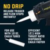SILIGUN™ Compact Caulking Gun - No Drip Caulk Gun - Patented Design - Lightweight ABS Frame - Works with All 10 oz Tubes