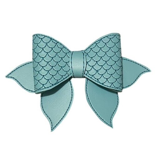 Mermaid Vinyl Hair Bow