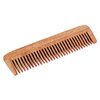 SVATV Handcrafted Neem wood Comb For Detangling Hair For Thick, Curly And Wavy Hair, Non-static And Eco-friendly With Wide Tooth For Grooming Hair Comb - (N-16)
