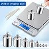 UCEC Calibration Weights for Digital Scale, 10mg - 100g Gram Weights Kit, Precision Stainless Steel Balance Scale Calibration Weight Set with Tweezers for Lab Educational Science