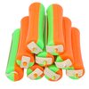 Hair Perm Rods Set, Hair Perm Rods Cold Rods Perming Rods Curlers Universal Thickened Nonslip DIY Orange Perm Rods Hair Curling Rods Hairdressing Tools for Beginner for Home Hair