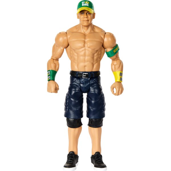 Mattel WWE John Cena Basic Action Figure, 10 Points of Articulation & Life-like Detail, 6-inch Collectible