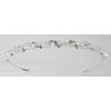 Sparkling Bridal Wedding Headband of Wired Austrian Rhinestone & Crystal Beads #86F71