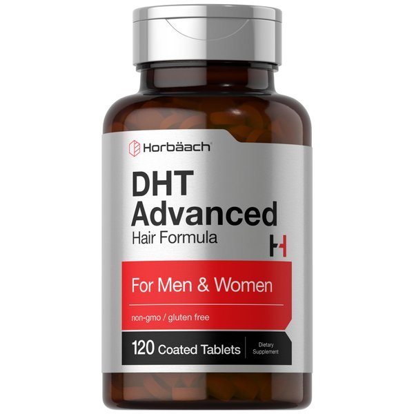 Horbäach - DHT Advanced Hair Formula | 120 Tablets | Non-GMO and Gluten Free Hair Formula Blend with Saw Palmetto, Kudzu, and Fo-Ti
