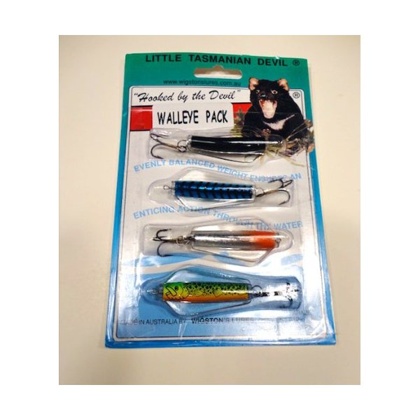 Tom's Taz Lures Walleye Multipack - 13.5 Gram Tasmanian Devil Fishing Lure