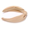 Etercycle Headband for Women, Knotted Wide Headband, Yoga Hair Band Fashion Elastic Hair Accessories for Women (khaki)