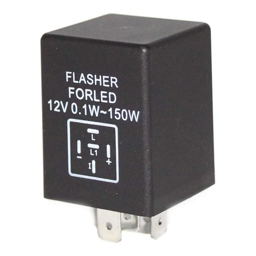 SOCAL-LED 5-Pin EP27 FL27 Electronic LED Flasher Relay for Fix LED Turn Signal Bulbs Hyper Flash Issue