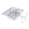 200 Piece Muzerdo Spring Assortment Set - Zinc Plated Extension and Compression Springs Kit