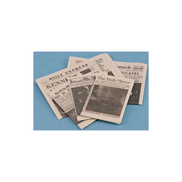 International Miniatures Dollhouse Miniature NEWSPAPER