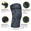 GARNO Knee Brace For Knee Pain, Compression Sleeve with Strap for Patella and IT Band Support; Relief for Arthritis, Meniscus, ACL; Men & Women; Running, Workout, Weightlifting (Medium)