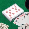 Playing Card Deck Box, 16 pcs Plastic Empty Trading Card Case Holder, 3.8 x 2.7 x 0.8 Inch Clear Card Storage Organizer Containers Snap Closed for Bank Card Business Card Game Card Craft