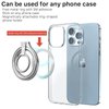 MYBAT PRO Magnetic Phone Grip, Phone Ring Holder Compatible with MagSafe Accessories for iPhone 14/14 Pro/14 Pro Max/14 Plus/13/12 Pro Max/Mini/Pro MagSafe Cases, Adjustable Finger Kickstand, Silver