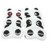 EleCharm 6PCS Cute Panda Sleep Mask Soft Plush Eyeshade Eyepatch Travelling Blinfold Mask