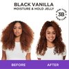 Carol's Daughter Black Vanilla Moisture and Hold Jelly, Hair Gel For Dry Hair with Shea Butter, Jojoba and Vanilla, 12 Fl Oz