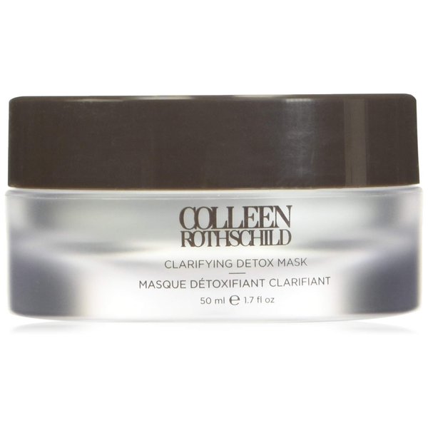 COLLEEN ROTHSCHILD Clarifying Detox Mask | Draws Out Pore-Clogging Impurities | Promotes Clear Skin | Formulated With Charcoal, Vitamin C & Glycolic Acid (1.7 fl oz)