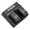 2 Pack of DMW-BMB9 Batteries and USB Dual Battery Charger for Panasonic Lumix DC-FZ80, DMC-FZ40K, DMC-FZ45K, DMC-FZ47K, DMC-FZ48K, DMC-FZ60, DMC-FZ70, DMC-FZ100, DMC-FZ150 Digital Camera