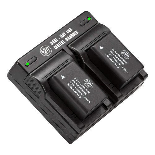 2 Pack of DMW-BMB9 Batteries and USB Dual Battery Charger for Panasonic Lumix DC-FZ80, DMC-FZ40K, DMC-FZ45K, DMC-FZ47K, DMC-FZ48K, DMC-FZ60, DMC-FZ70, DMC-FZ100, DMC-FZ150 Digital Camera
