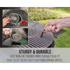 2Pack Barbecue Cooking Grids Gripper, Cast Iron Grill Grate Lifter Tool - Charcoal Grill Accessories Works for Weber Kettle Grill, Joe Classic Grill, Char-Griller Akorn Grill Grate, Easy to Move Grate