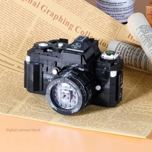 ENHANA Classic Creative Ideas Building Blocks Mini Bricks Digital Camera Construction Set Creative Model Toys for Adults Micro Building Block DIY Toys for Adults