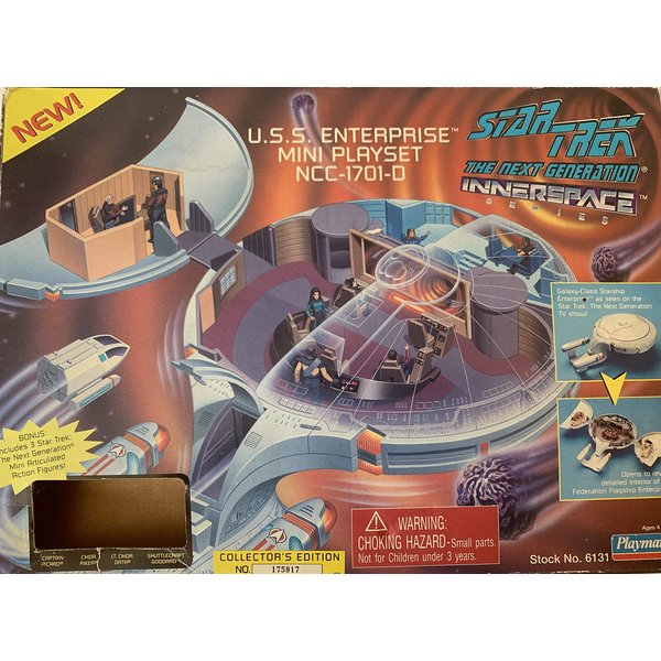 Star Trek the Next Generation Innerspace Playset - U.S.S. Enterprise NCC-1701-D