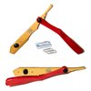 Red and Gold Unique Design Men's Straight Edge Razor Hair, Mustache, and Eyebrows Cutting Folding Razor Light- Weight Easy to Use
