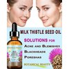Botanical Beauty MILK THISTLE SEED OIL Silybum marianum seed oil 100% Pure Natural for FACE, SKIN, BODY, HAIR, NAILS 1 Fl.oz.- 30 ml