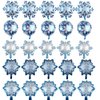 20PCS Snowflake Foil Balloons Winter Wonderland Party Decorations - Winter Holiday/Xmas/Christmas Party Supplies Decorations Balloon