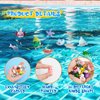 120 PCS Miniature Ocean Theme Mini Resin Ocean Animals Ocean Mini Figurines Resin Axolotl for DIY Fish Tank Accessories, Micro Landscape Aquarium