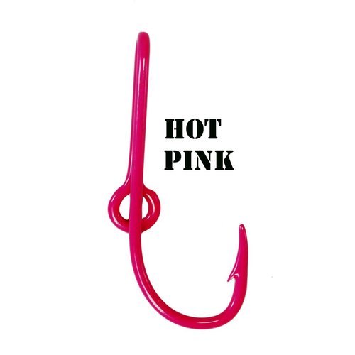 Eagle Claw Hot Pink Fish Hook Hat Pin Hot Pink Fish Hook Hat Pin Money/Tie Clasp
