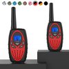 Walkie Talkies Long Range, Topsung M880 FRS Two Way Radio for Adults with Mic LCD Screen/Durable Wakie-Talkies with Noise Cancelling for Men Women Outdoor Adventures Cruise Ship (Red 2 in 1)